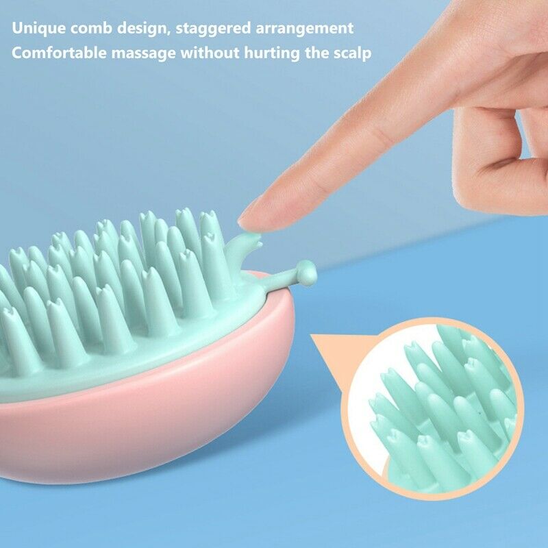 4 Pcs Head Body Scalp Massage Brush Detachable Hair Washing Comb Body ShowerG7P7