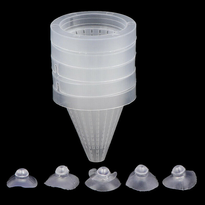 5Pc Aquarium Red Worm Cone Feeding Live Frozen Brine Shrimp Fish Feeding .l8