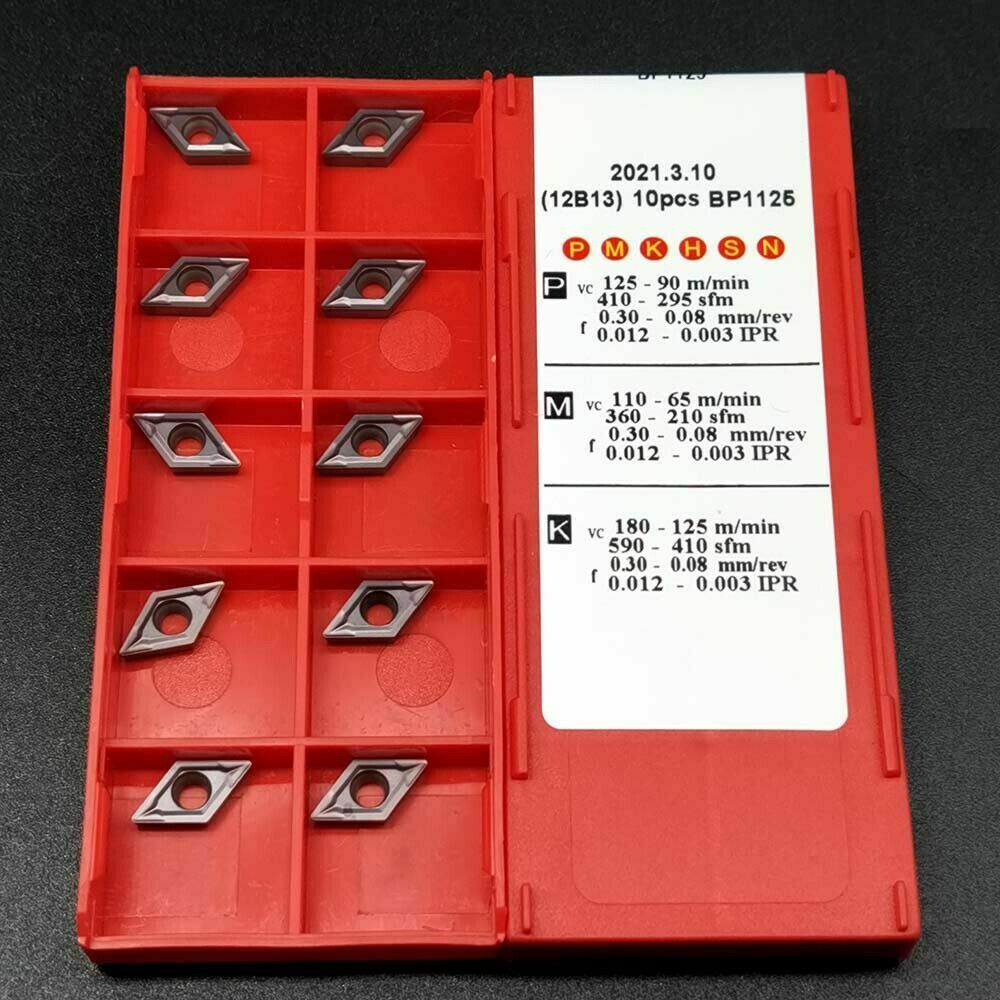 93° SDJCR1010H07 lathe External Turning Tool Holder+ DCMT070204 BP010 CNC insert