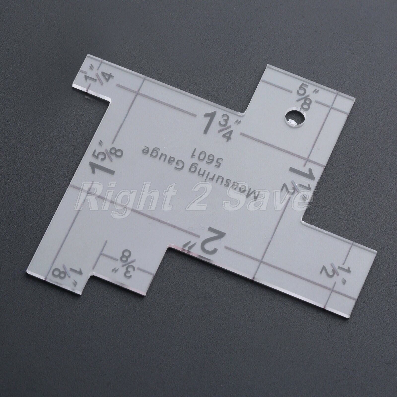 1Pc Plastic Quilting Gauge Ruler Template DIY Hand Sewing Crafts Measuring Tool