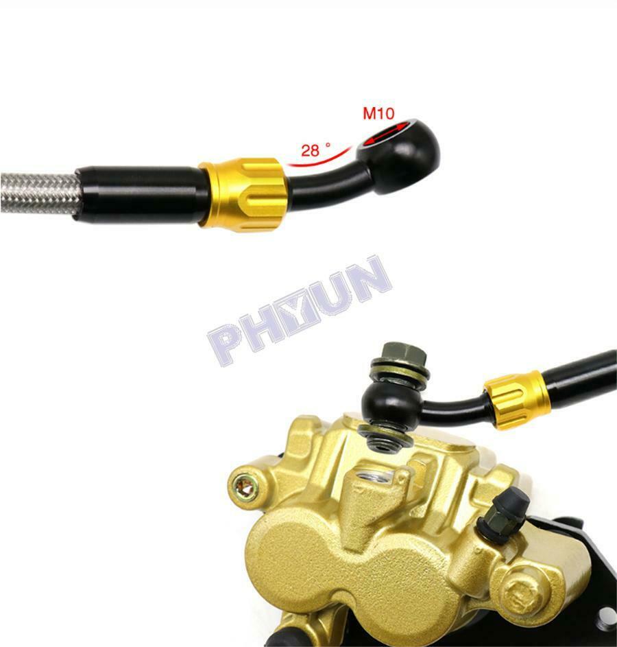 AN3 Brake Line Fluid Quick Release Connect Fitting Adapter Kit CNC Aluminum