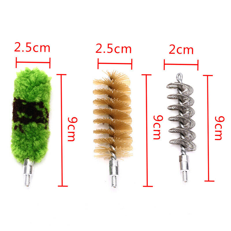 Gun Cleaning Kit Tube Brush Head Clean Brush Tool Set For 12GA Gun Brush .l8