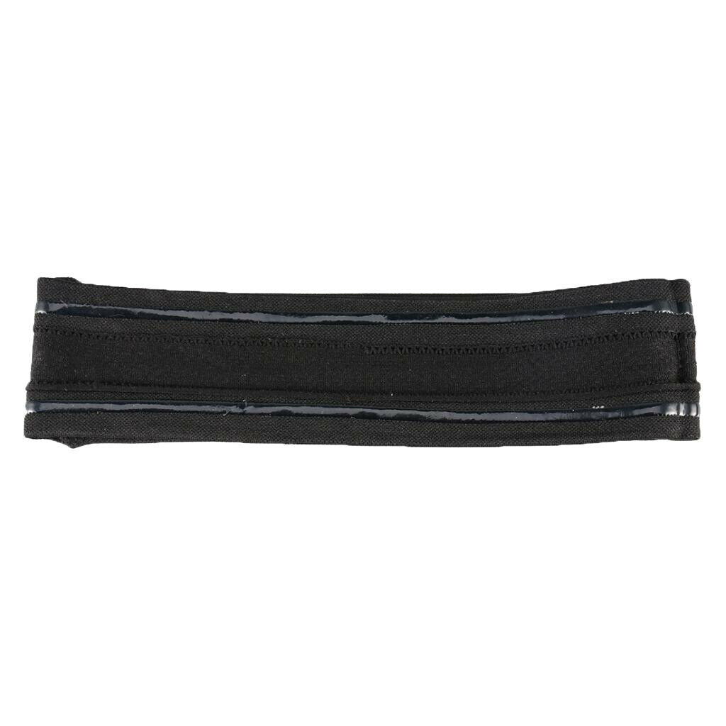 Unisex Sports Yoga Headband Wrap Gym Fitness Elastic Sweatband Black