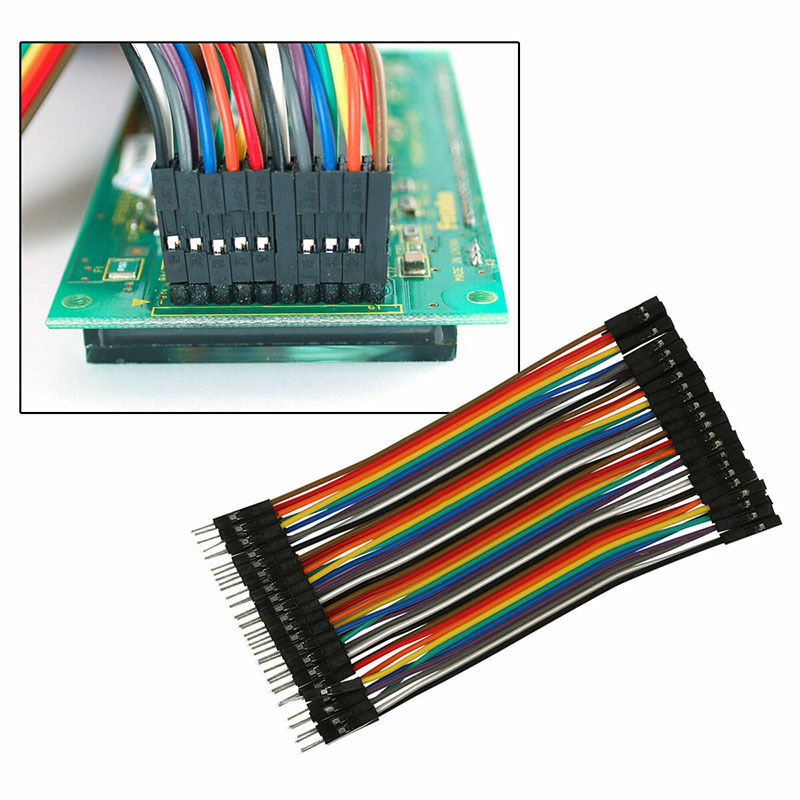 40X 20cm Good Male to male Dupont Wire Jumper Cable for Arduino Breadboard NEW