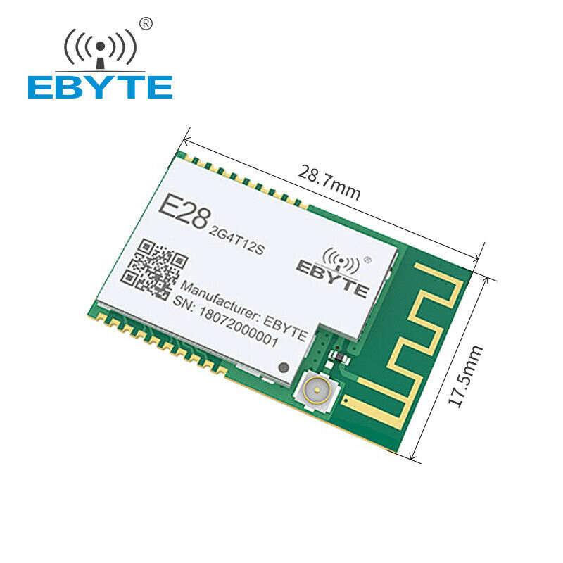 SX1280 UART LoRa BLE Radio Module 2.4GHz E28-2G4T12S 2.4g Wireless Transceiver