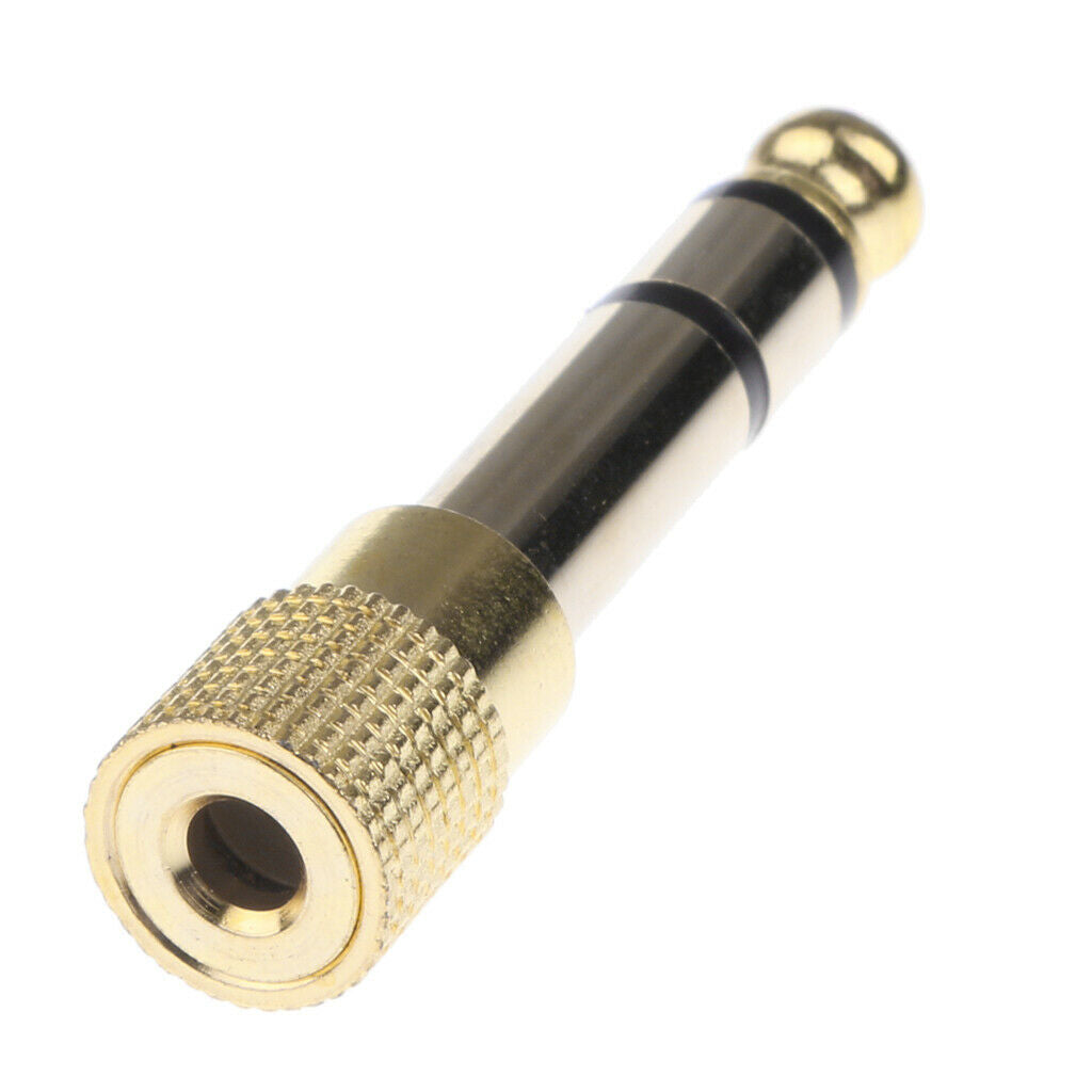 6.35mm Male to 3.5mm Female Stereo Adapters for AV MP3 Players Smartphones