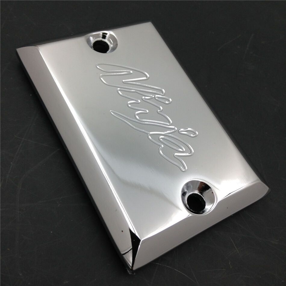 chrome Master Cylinder Cap for Kawasak Ninja 250 500 650R ZX600 ZZR600 ZX6 12R