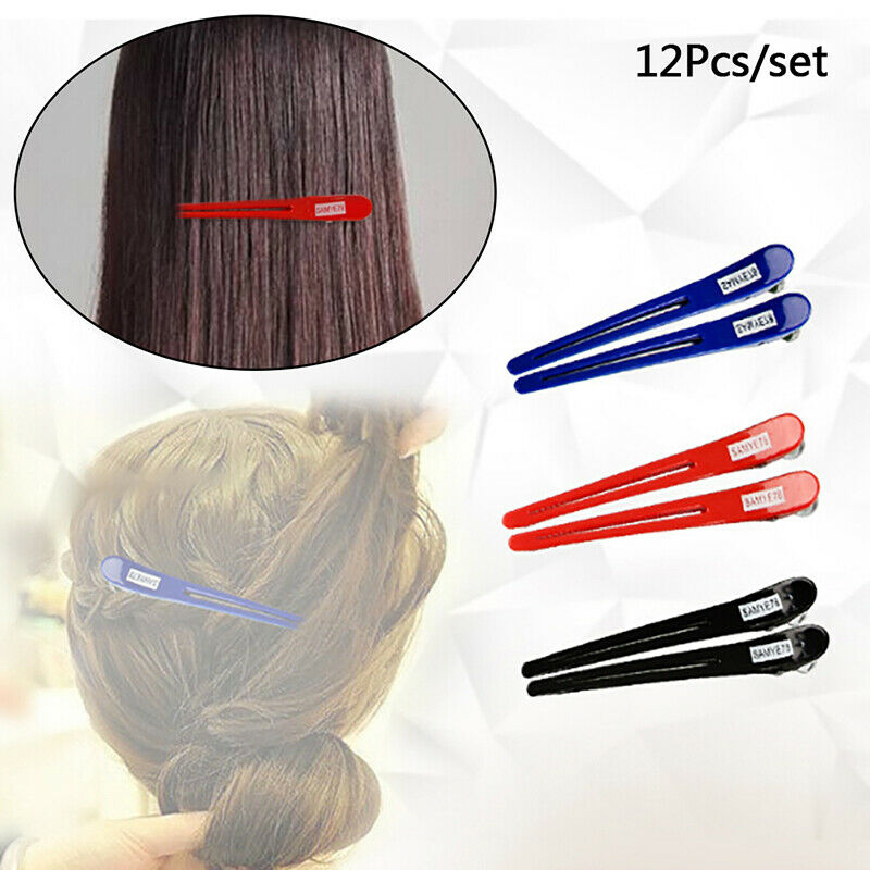 Crocodile Hair Salon Alligator Hair Clips Section Clamps Hairpins Styling To FG
