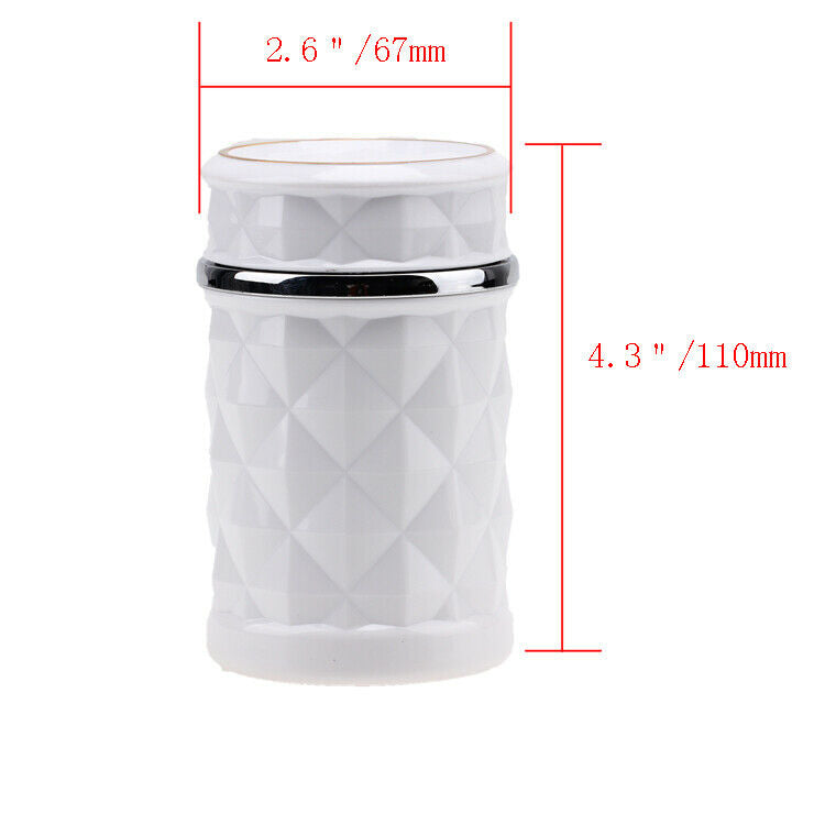 Portable Car Home LED Light Ashtray Auto Travel Cigarette Ash Holder Cup White