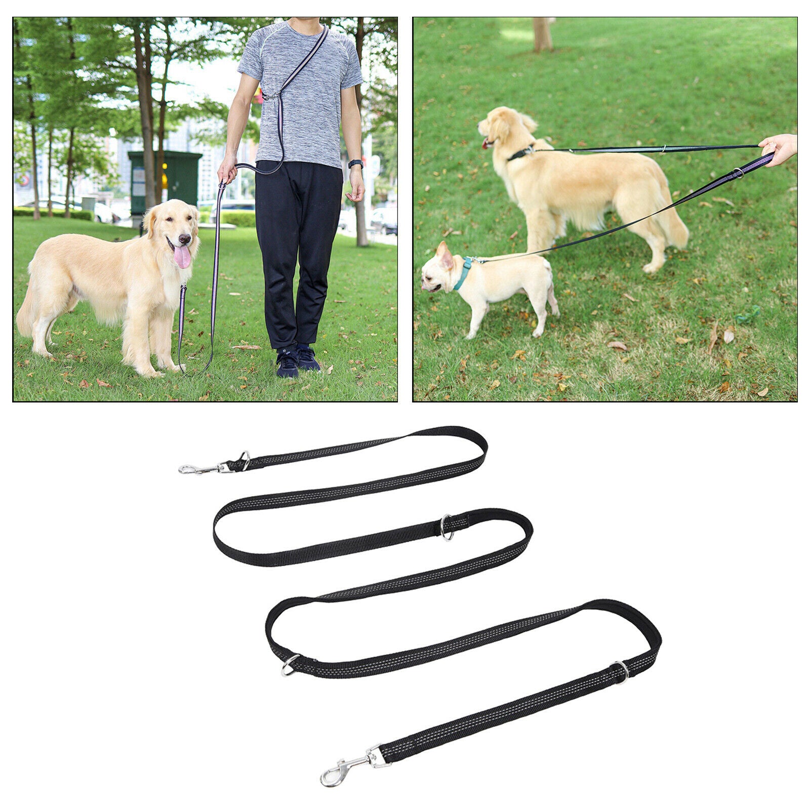 Long Nylon Dog Leash Dog Training Walking Nylon Lead Leash for Medium Dogs