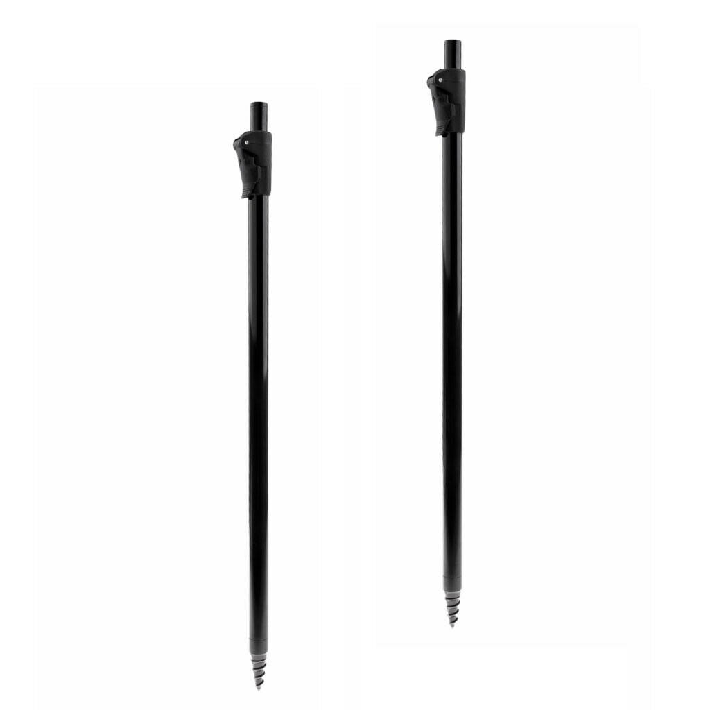 2pcs Fishing Bankstick Rod Pole Ground Holder Rod Support fit Bite Alarm