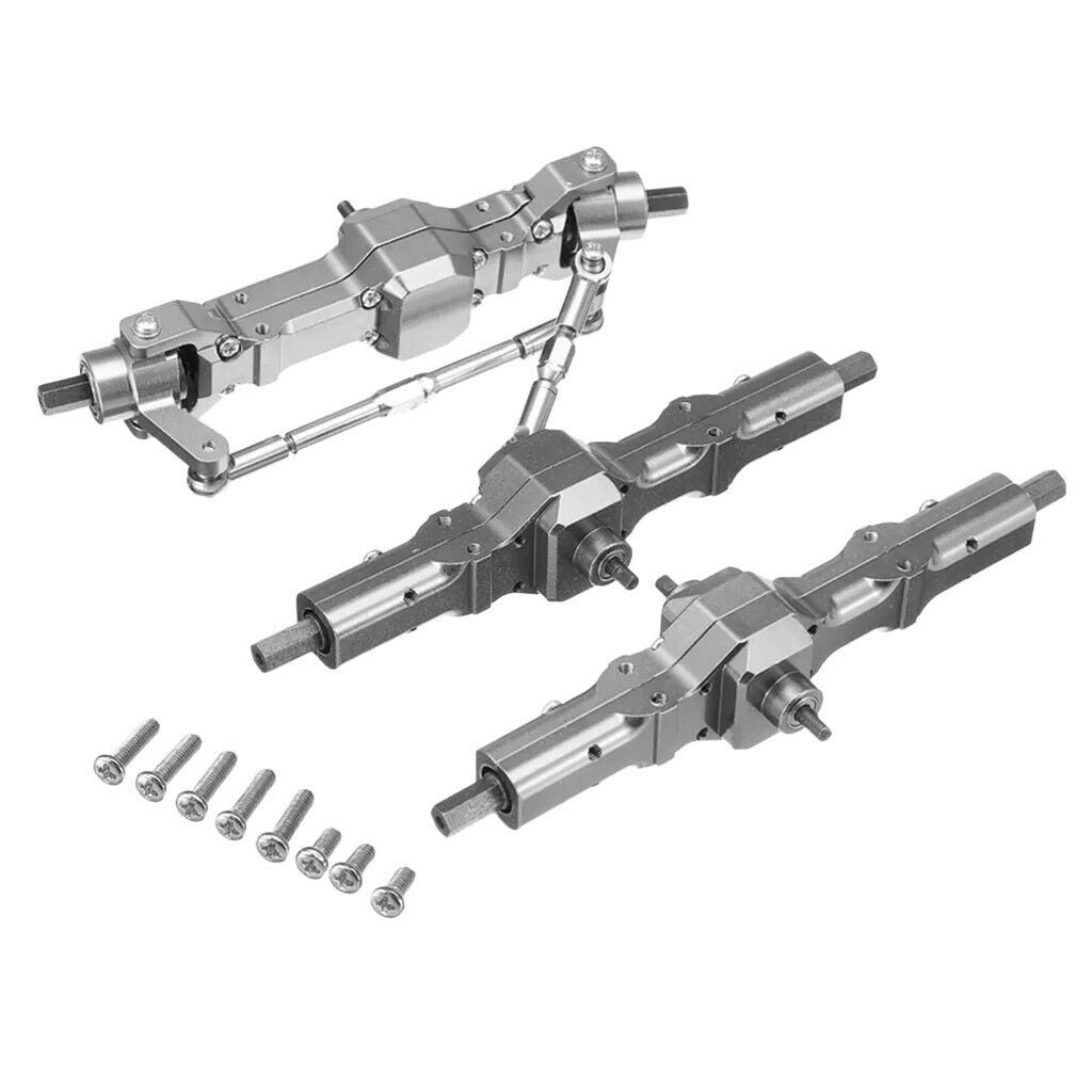 3 Pieces High Quality Front Axle Rear Axle Set for 1/16 WPL RC Car