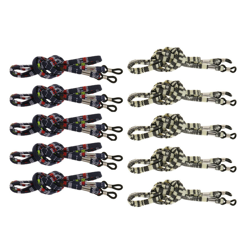 10 Piece Eyeglasses Neck Cord Strap Holder Eye Glass String Eyewear Retainer