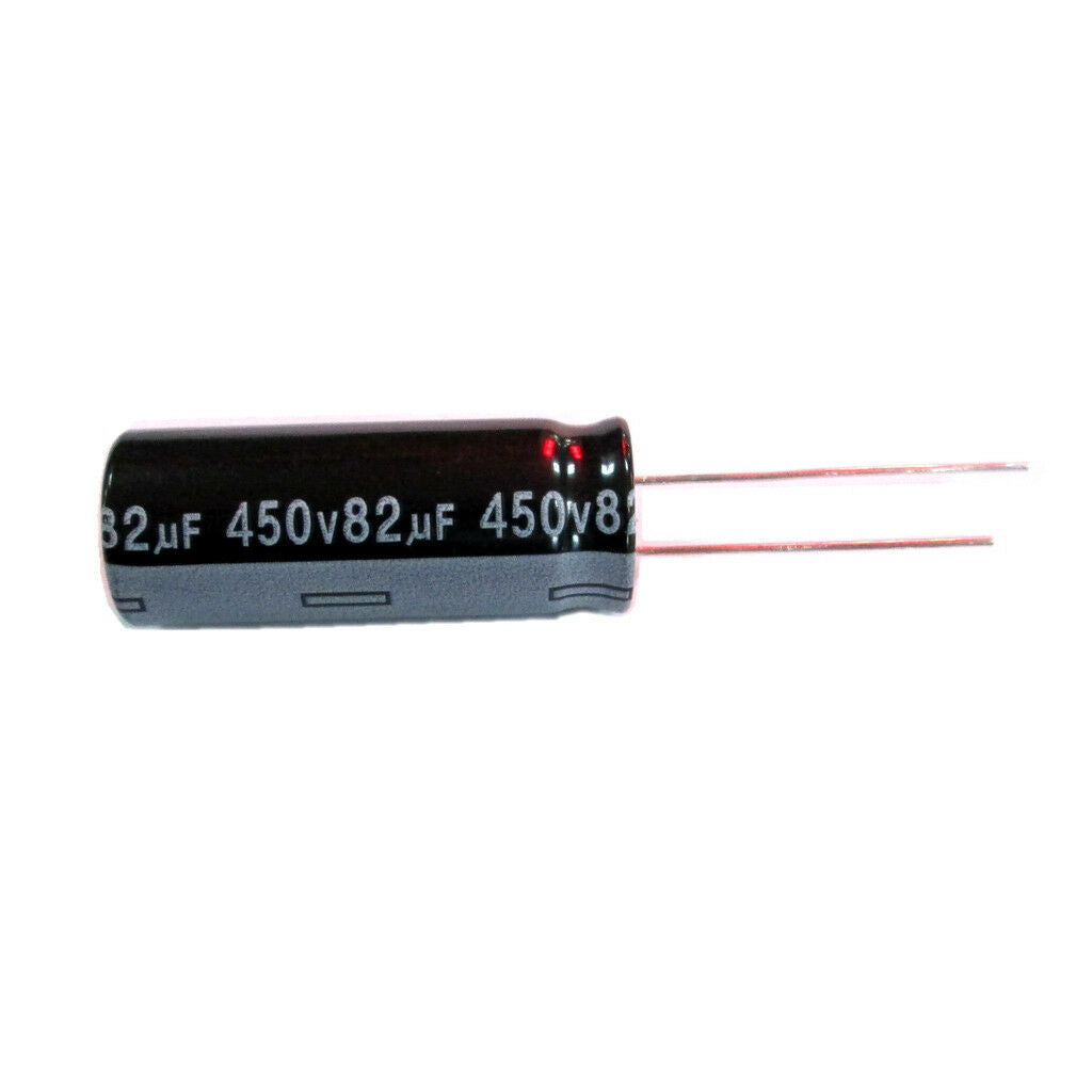 82uF 450V Volt Electrolytic Capacitor Audio Amp Power Supply 40x16mm 5pcs