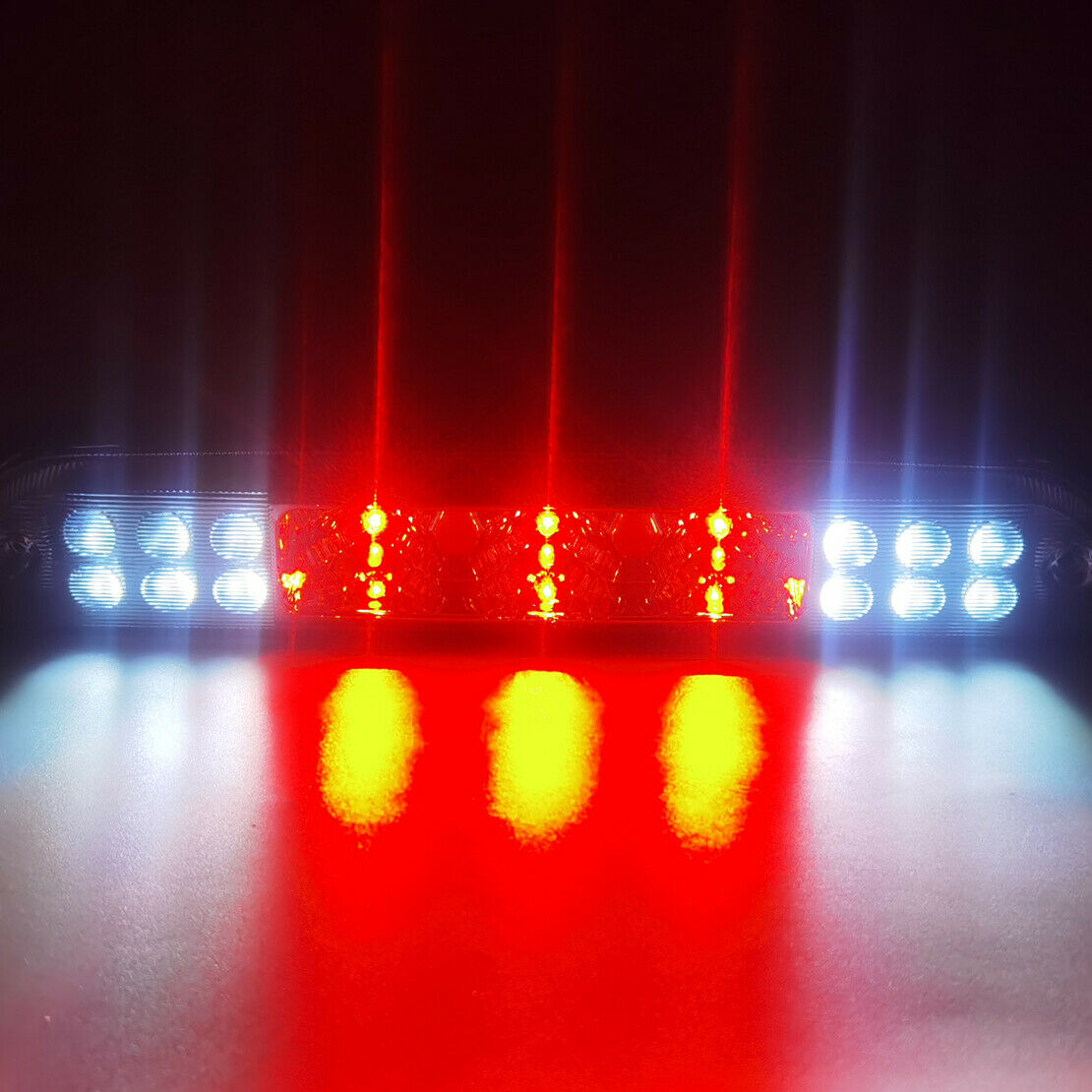 Clear LED 3rd Brake Cargo Light Fit For Ford F250 F450 F550 Super Duty 1999-2016
