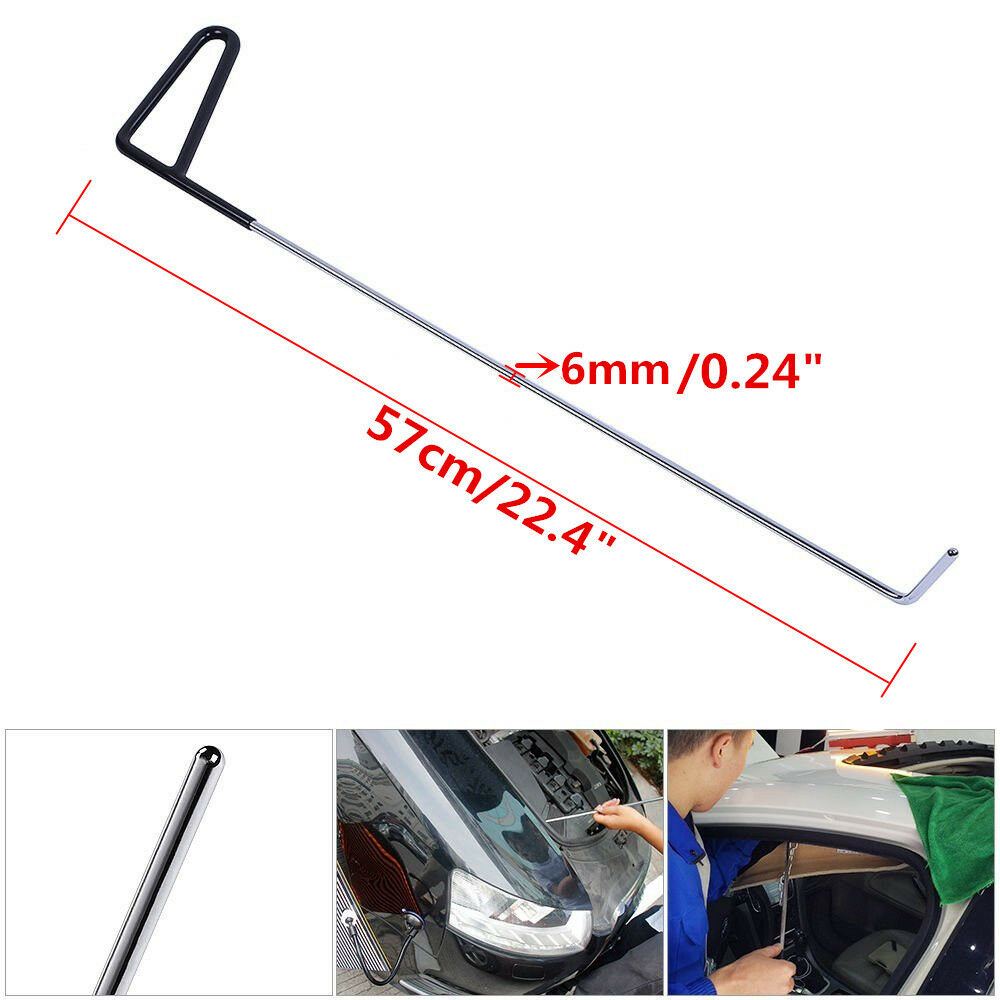 57cm*6mm Stainless Steel Paintless push rod Hail dent repair tools Tail Set