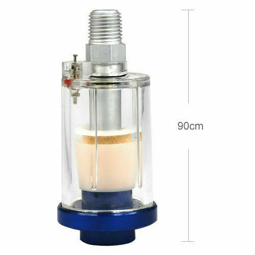 Air Pressure Regulator Spray Gun 0-180Psi Gauge & In-Line WaterTrap Filter Tool