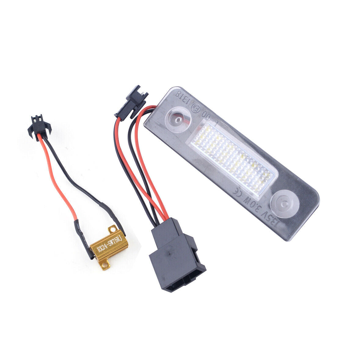 2x LED Number License Plate Light Lamp Fit for Skoda Octavia II 1Z Roomster Atn