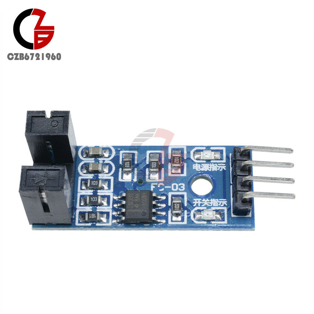 2PCS Slot Type IR Optocoupler Speed Sensor Module LM393 for Arduino