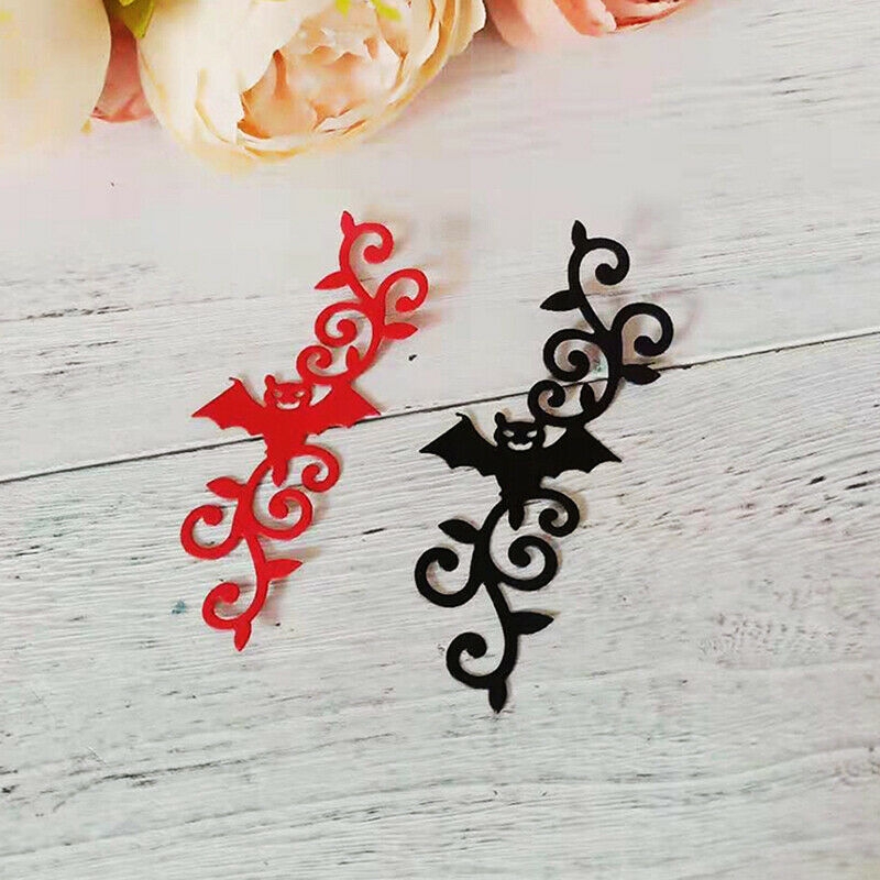 Halloween Bat Border Metal Cutting Dies Embossing Scrapbook DIY Album Ste.l8