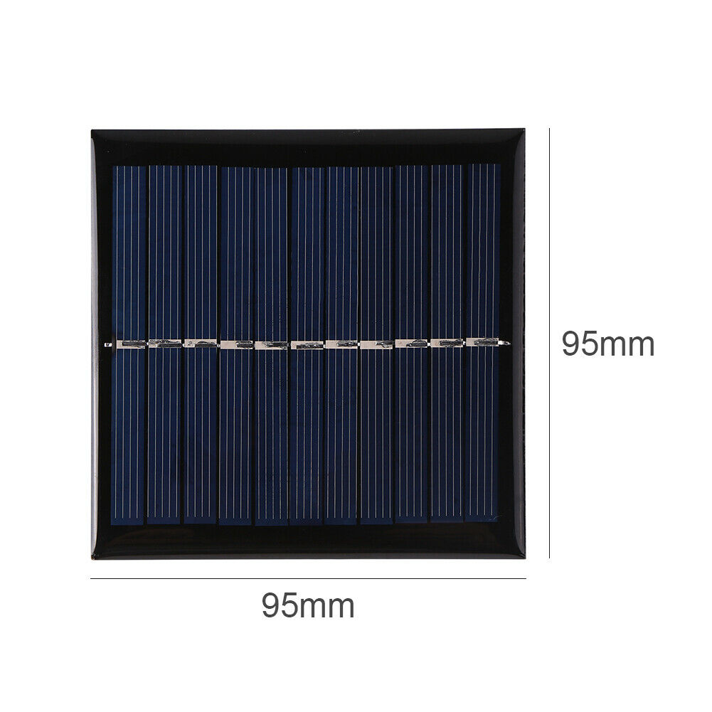 1W 5.5V USB Mini Solar Panel for DIY Phone Power Bank Fan Cell Chargers 95X95mm