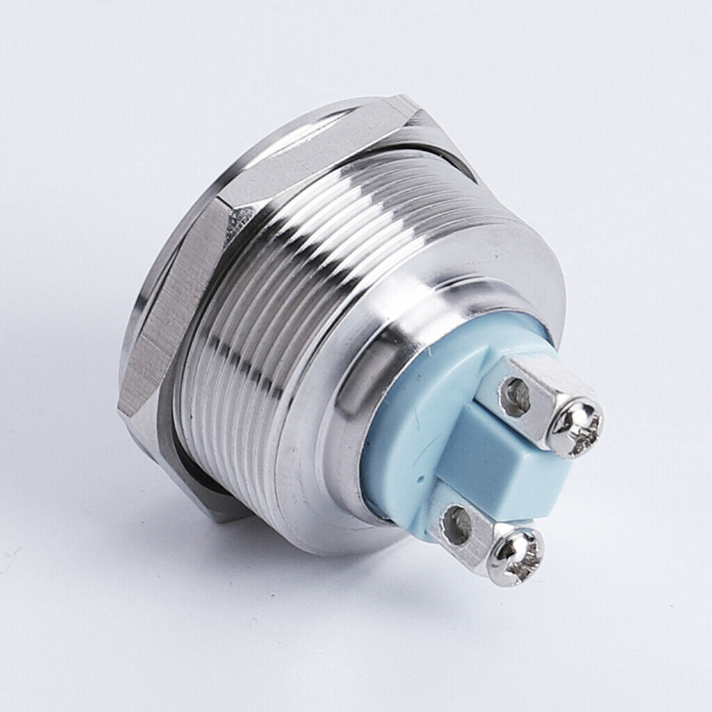 25mm 12V Blue LED IP67 Metal Dash Signal Indicator Light IB25B-C J-D