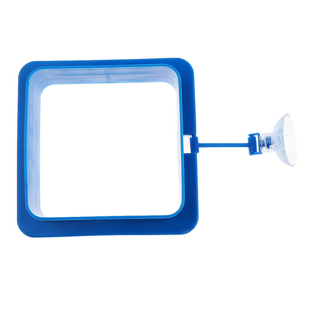 Aquarium Feeding Ring Fish Tank Station Floating Food Tary Feeder Square