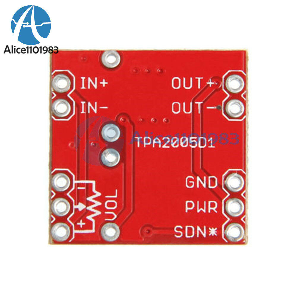 Mono TPA2005D1 Power Audio Amp Breakout Amplifier 2.5V to 5.5V Development Board