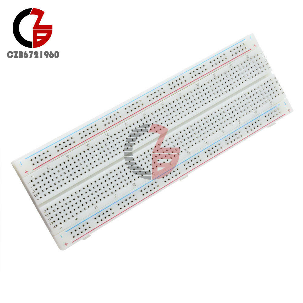 2pcs MB-102 MB102 Breadboard 830 Point Solderless PCB Bread Board Test Develop