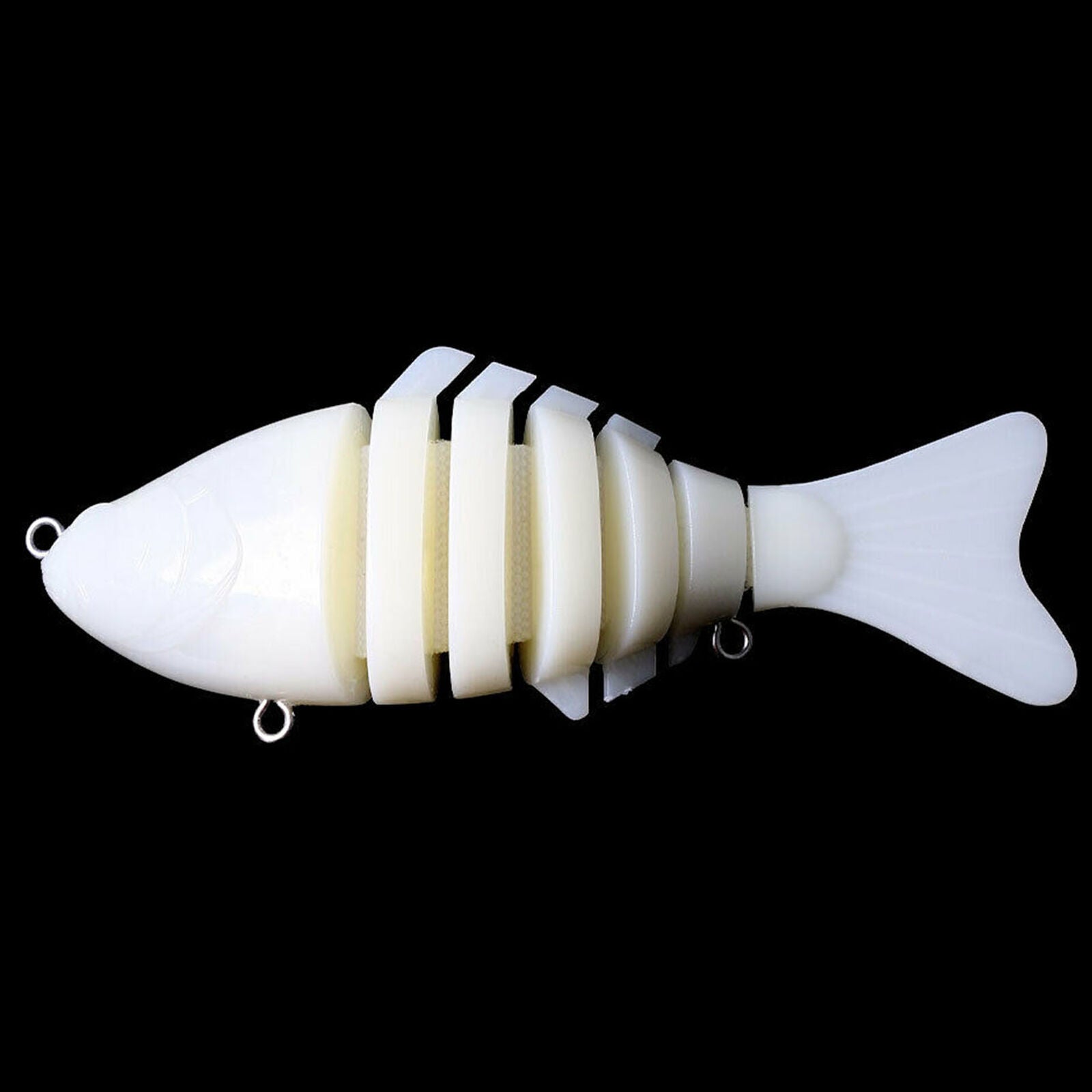 5x Blank Lure Jointed Fishing Bait 10cm/13.5g Unpainted Hard Crankbait 7-Section