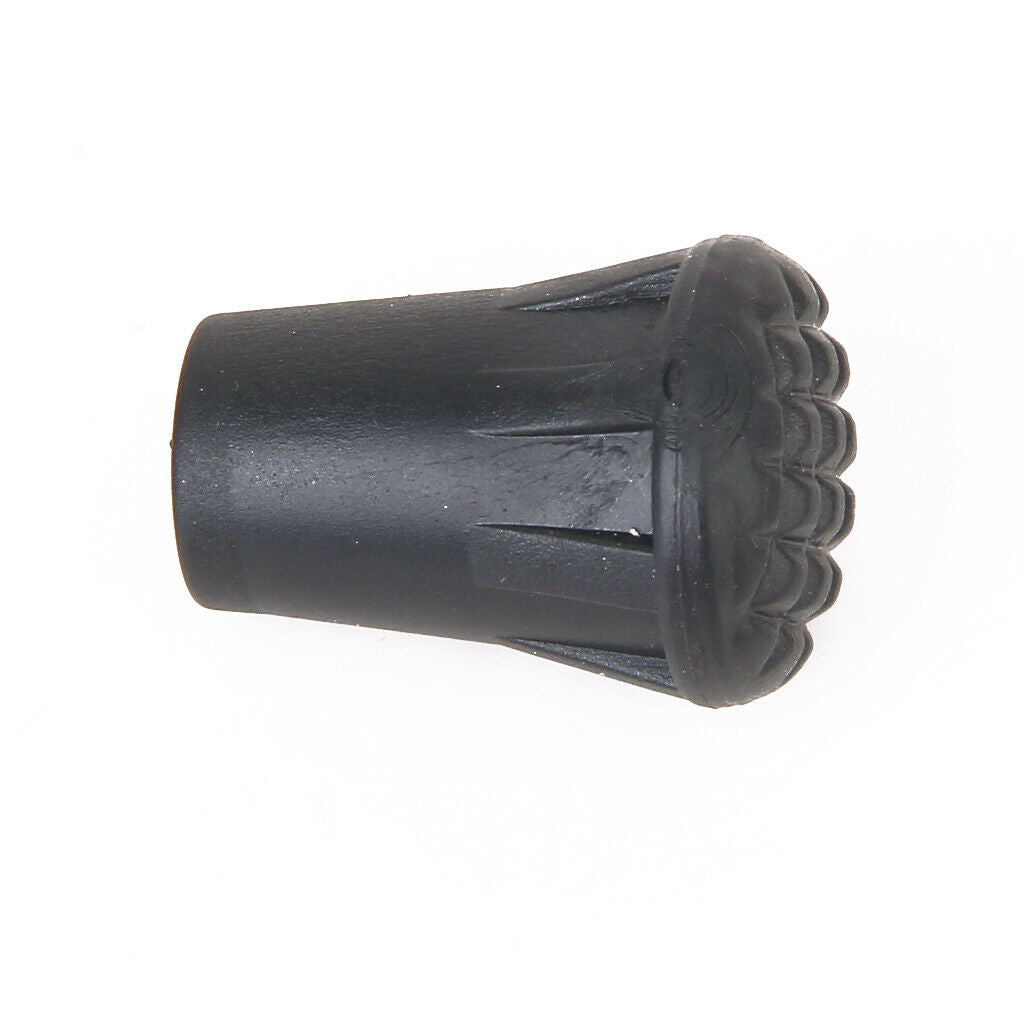 Rubber Alpenstock Head Cover Pin Hammers Protective Cover Black