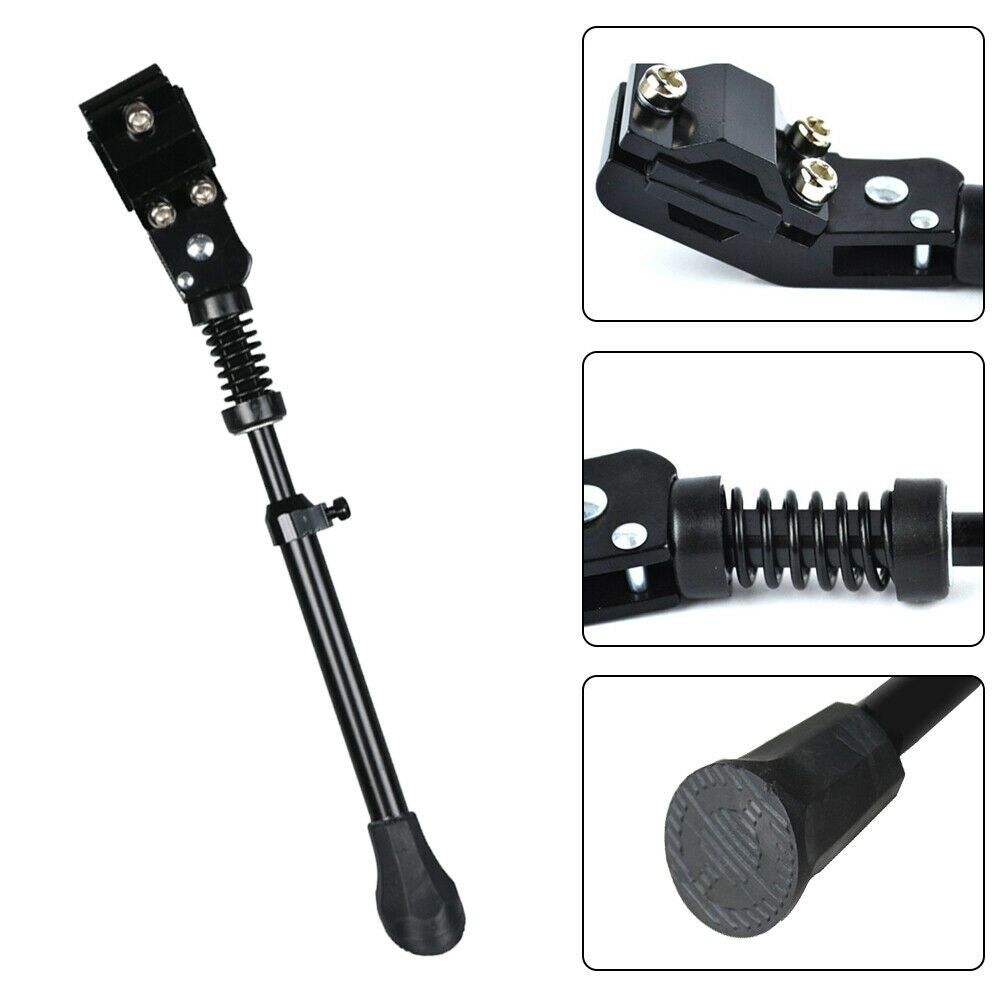 Heavy Duty Adjustable Mountain Bike Bicycle Cycle Prop Side Rear Kick Stand L/P