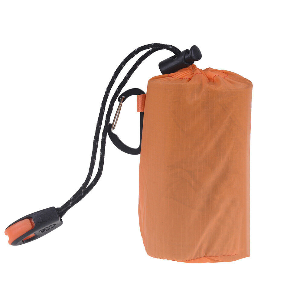 Reusable Emergency Sleeping Bag Waterproof Survival Camping Travel Bag Wh.l8