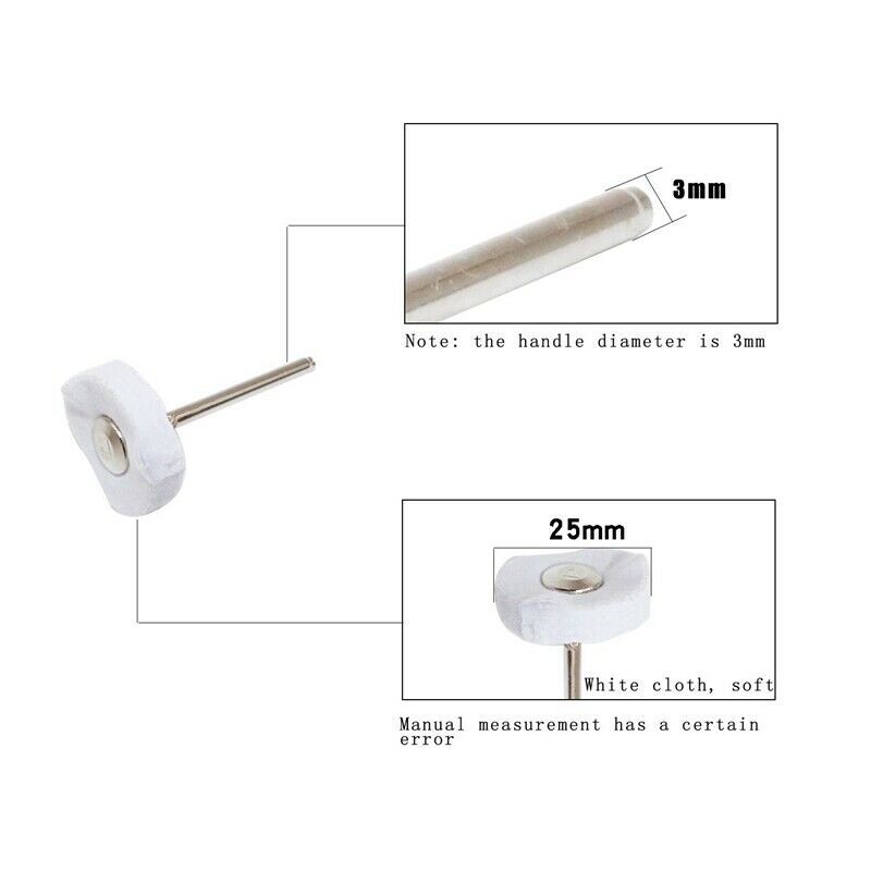 40 Pieces Buffing Wheels for Polishing Buffer Wheel Watch Jewelry Polish RotarR5