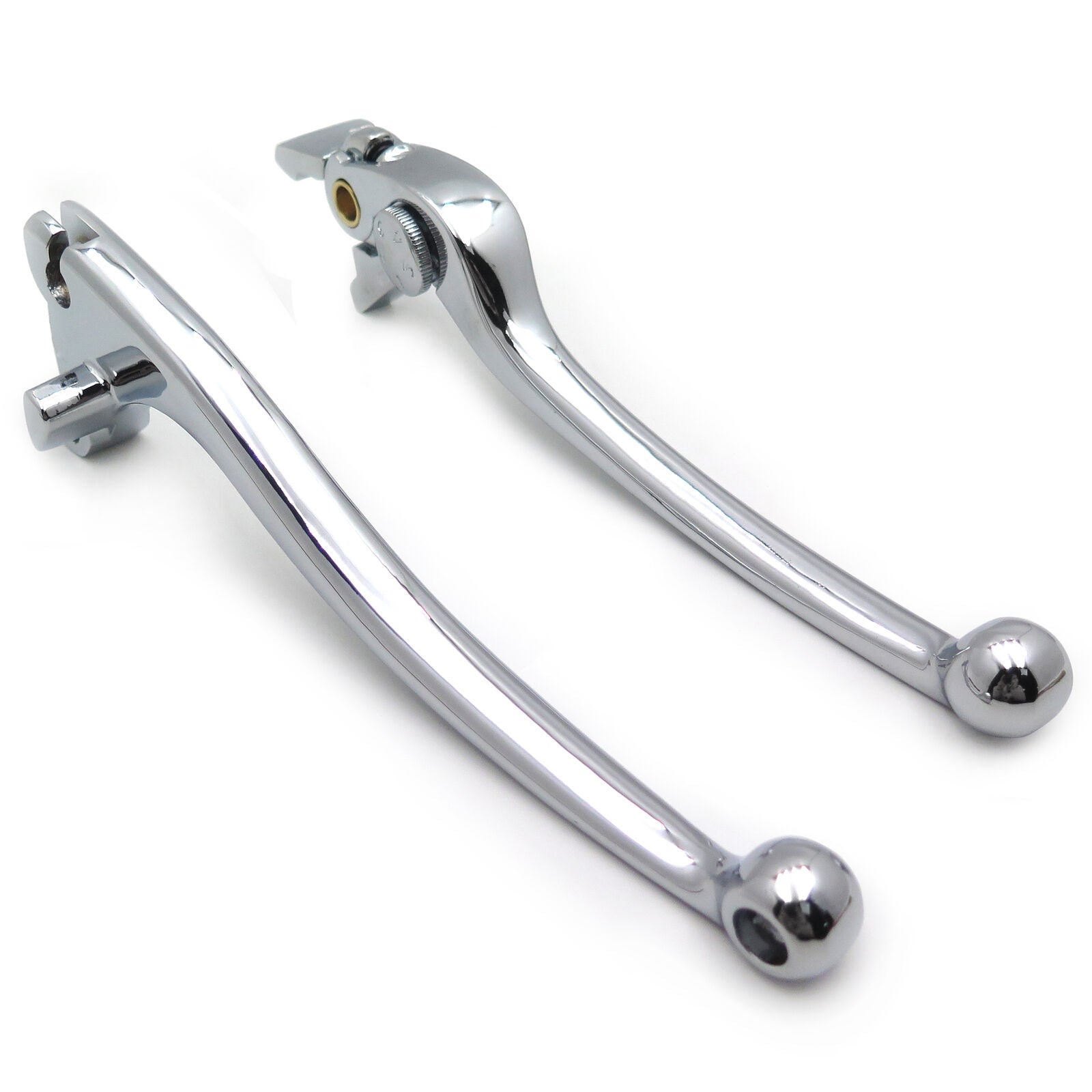 Chrome Brake Clutch Hand Levers For Kawasaki ZX6R ZX6RR ZX636 ZX9R ZX10R ZX12R