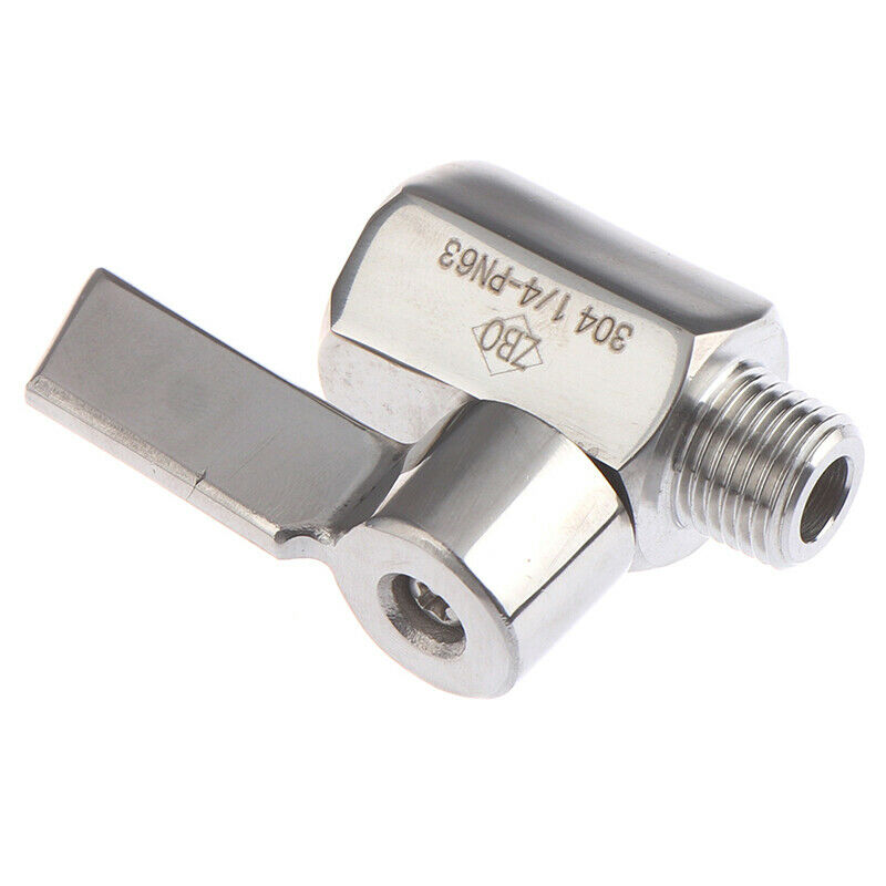 Stainless Steel 304 Ball Valve 1/4" Inch NPT Male X Female Small Mini Valve~A WF