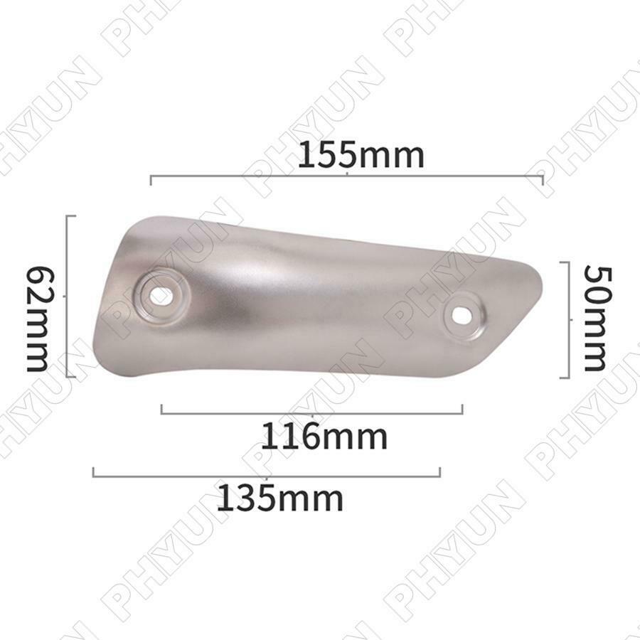 38-65MM Motorcycles Exhaust Link Pipe Heat Shield Cover Insulation Protection