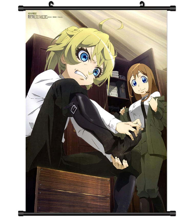 3685 Anime Saga of Tanya the Evil Youjo Senki Wall Poster Scroll