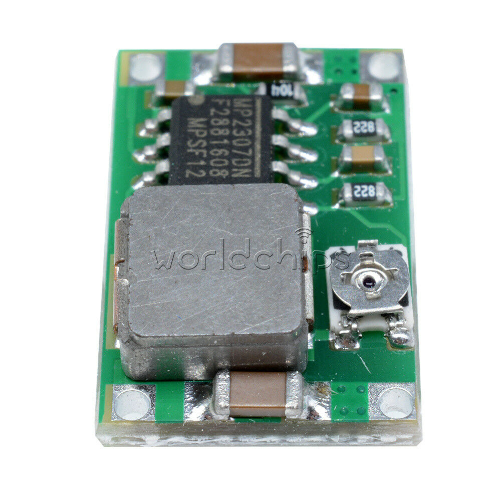 5Pcs Mini 360 3A DC-DC Converter Step Down Adjustable 3V5V 16V Power MP2307 Chip