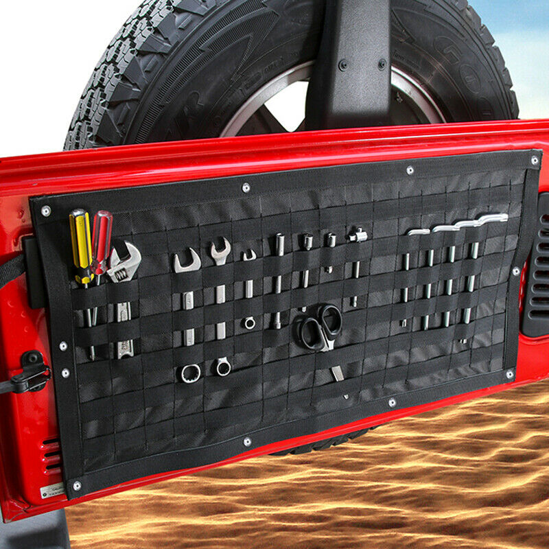 Car Trunk Saddlebag Tool Organizer Tail Door Storage Bag For Jeep Wrangler KL TJ