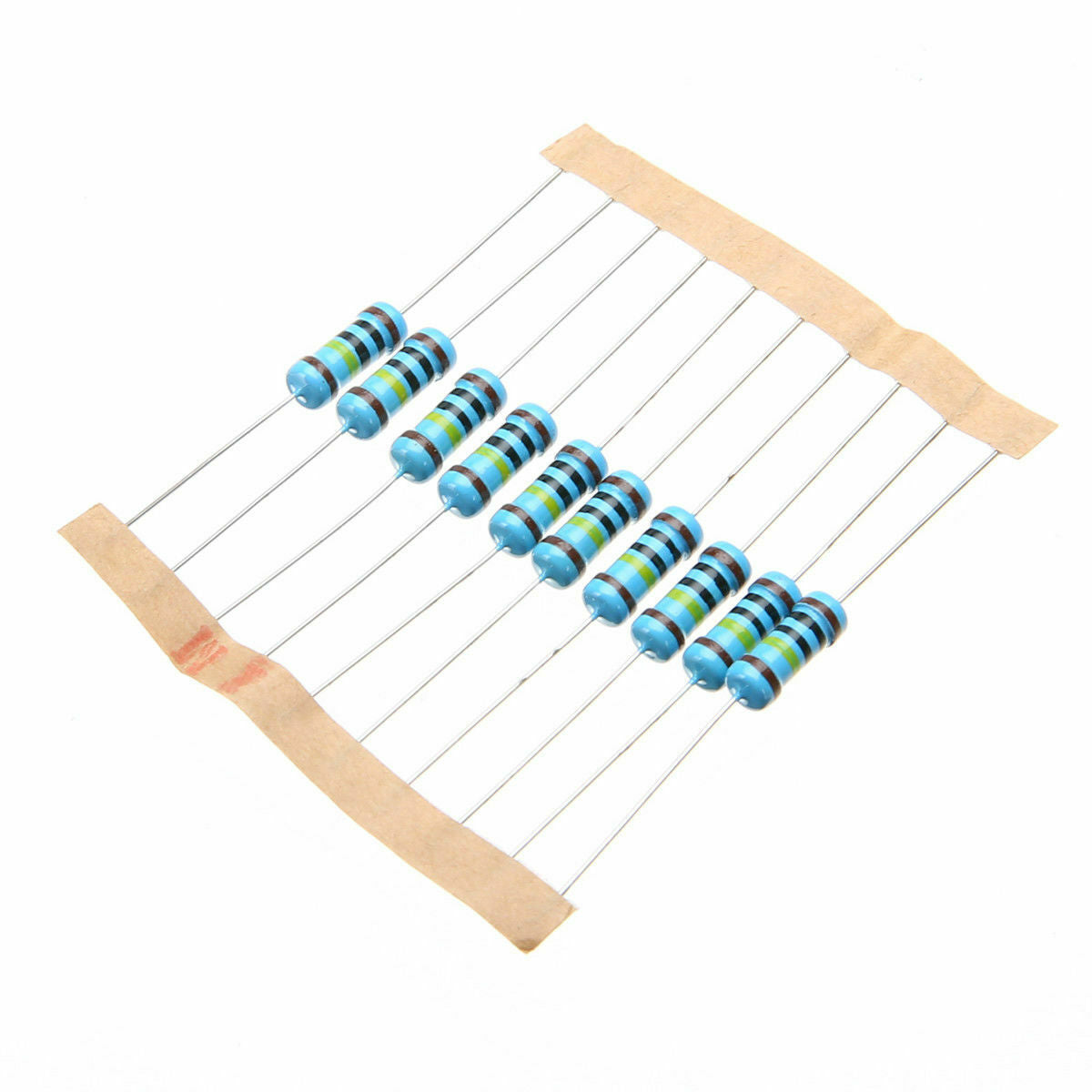 500Pcs 50 Values 1% 1ohm~1M 1W (1 Watt) Metal Film Resistor Assortment Kit Set