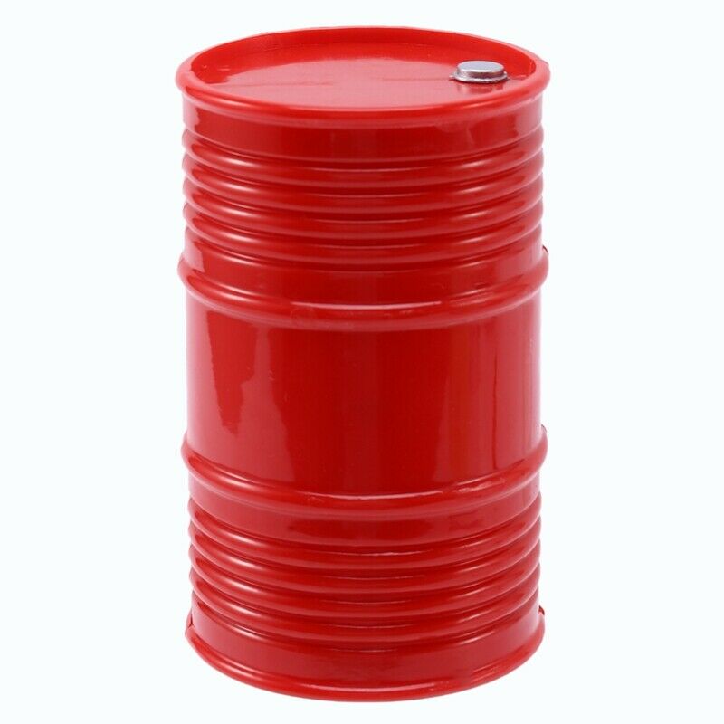 1:10 Rc Cler Accessories Oil Drum Fuel Tank Container For Axial Scx10 6.12(RedY7