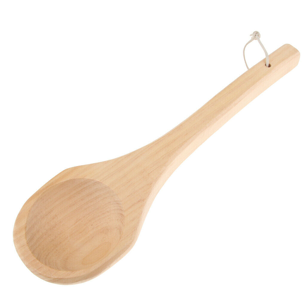 Handcrafted Sauna Ladle, Wooden Soup Ladle Server Kitchen Dinnerware Tools