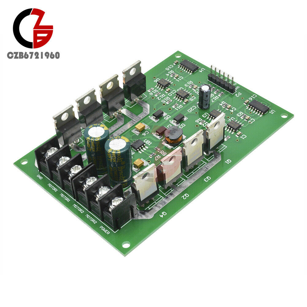 3V-36V Dual Motor Driver Board Module H-bridge DC MOSFET IRF3205 15A Peak 30A