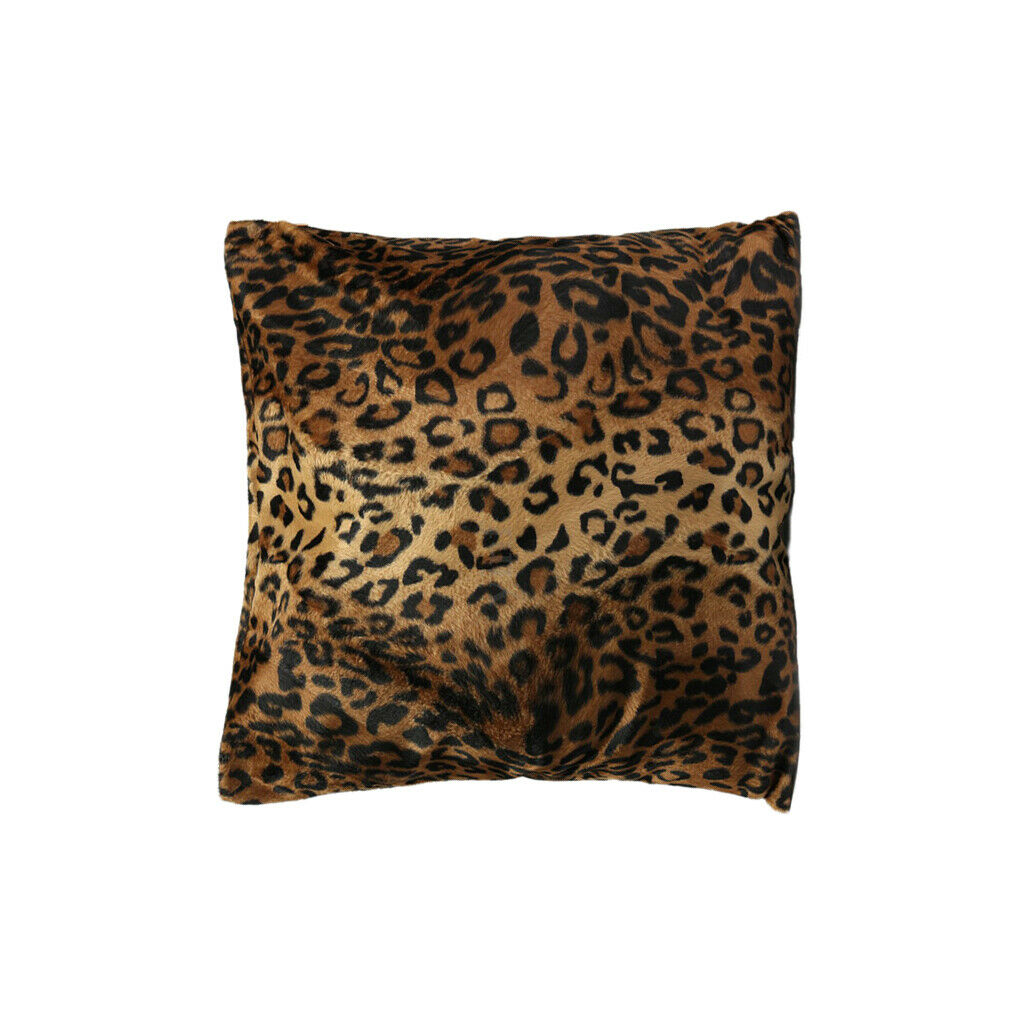 3 Pieces Leopard Printing Pillowcase Cushion Container 18" Home Bed Decors