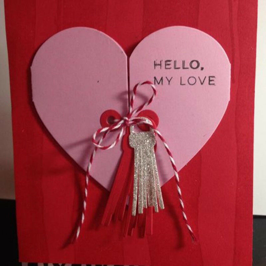 1PC Cutting Dies Love Letter Heart Metal Dies Scrapbooking Craft Die Cut Stamps
