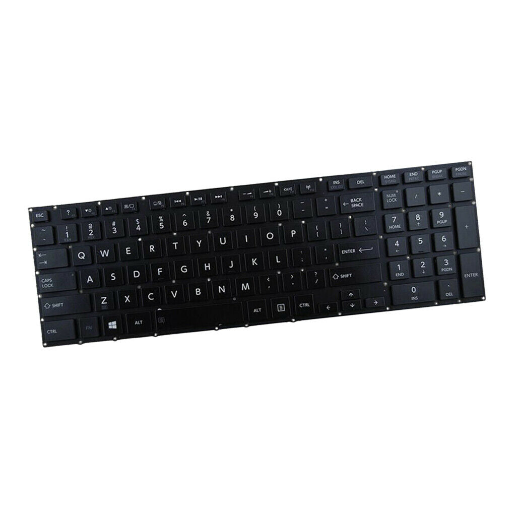 For   Satellite P50 P50t Laptop Keyboard US Backlit White Printing