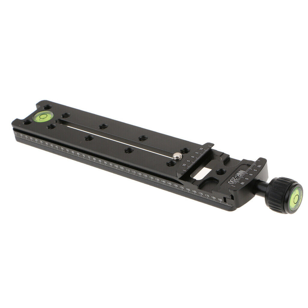 1 piece rail nodal slide plate quick release adapter 200mm for macro