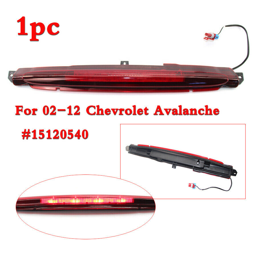 1pc Car Rear Third Brake Light LED Lamp #15120540 For 02-12 Chevrolet Avalanche