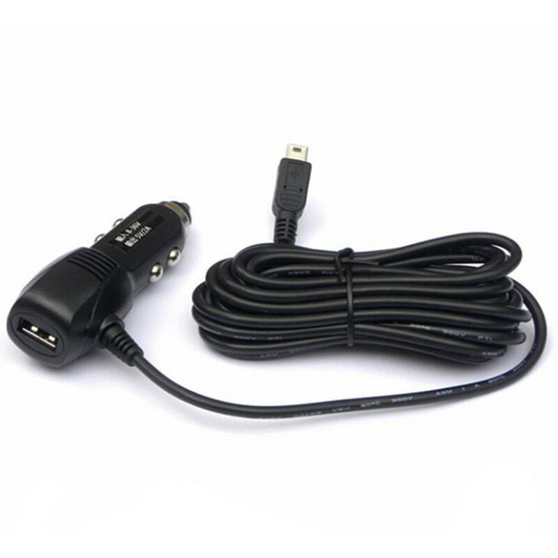 Mini USB Port5V 2A Car Charger Adapter For Car DVR Vehicle Charging 3.5mCa.l8